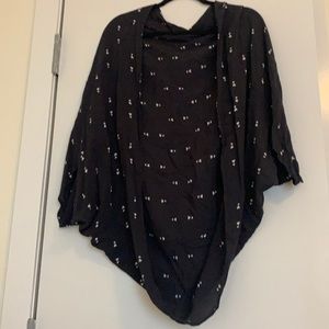 Black Crepe Shrug